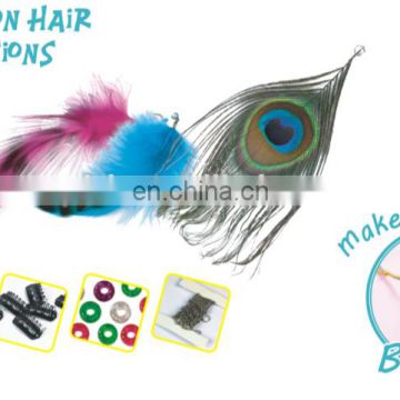 DIY fashion hair extensions for kids