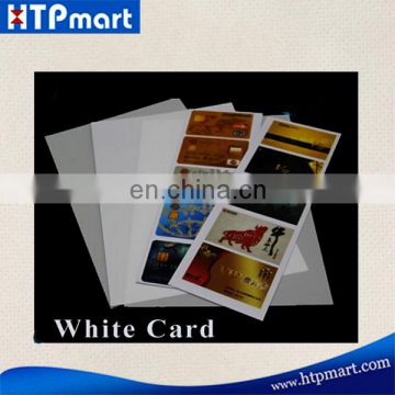 Raw printing material rigid transparent sheet for plastic pvc business card printing