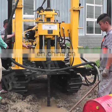 Hengwang 160m water well rotary drilling machine/well drilling rig 150m/150m soil testing drilling rig for sale