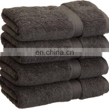 Superior Hand 900GSM Towel Set Charcoal Soft strong and substantial