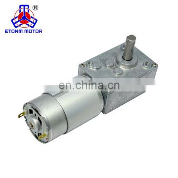 Mini 12v 24v small micro DC worm gear motor with right anglegearbox