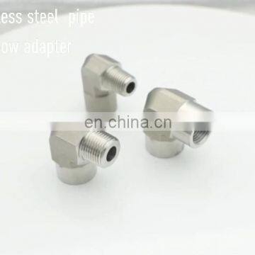 1/4 inch Sanitary NPT Thread 304 Stainless Steel 90 degree Elbow Tube fitting