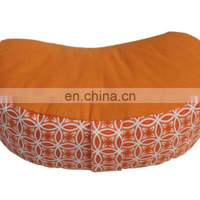 customized size Crescent Cushion half moon pillow meditation cushion at bulk Price