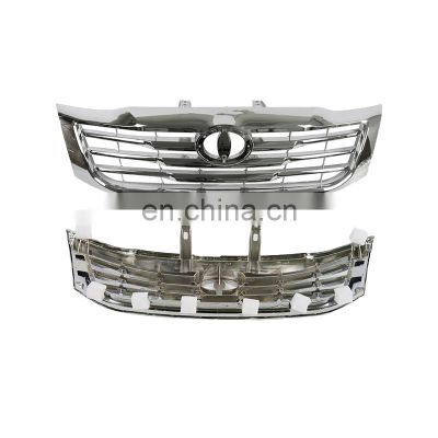 GELING High Quality Silver Chrome Auto Car Front Grille For TOYOTA PICK UP VIGO'2013 SERISES