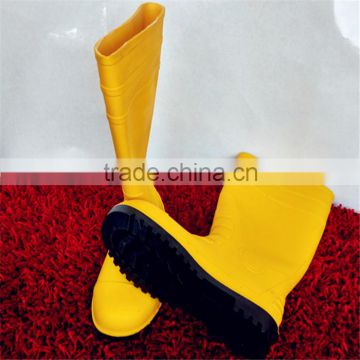 2015 comfortable anti-slip PVC mining safety boots