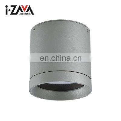 Zhongshan Modern Outdoor Waterproof IP65 Decoration Surface Mount Columnar Shape 20w Led Downlight