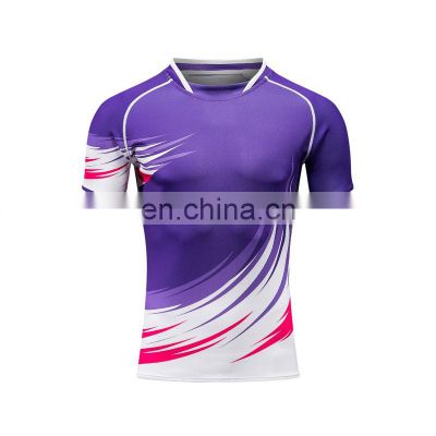 Custom team made sublimation rugby playing shirts jersey