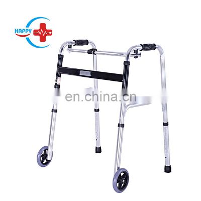 HC-M0110B Safe and Convenient Aluminum Foldable adult aid mobility frame rollator walker /folding walker