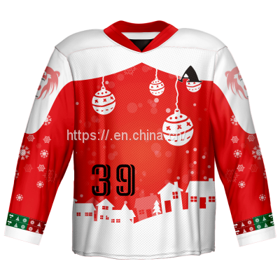 100% polyester good quality hockey jersey with newest design