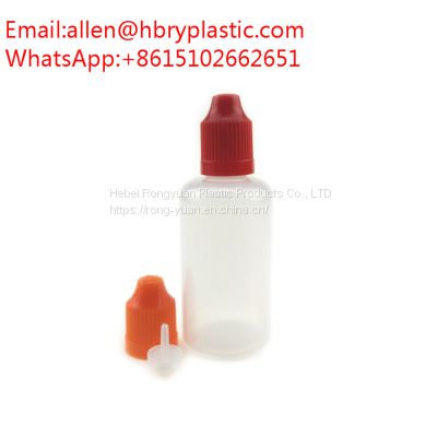 60ml 100ml 120ml Pet Bottle Plastic Liquid Dropper Bottle Container with Childproof Tampering Cover