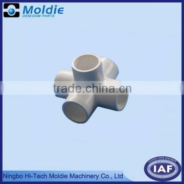 plastic injection molding for 5 way pipe joint