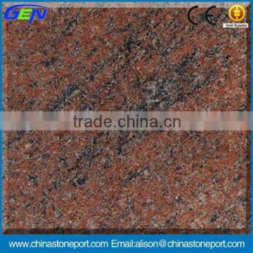 Hot Sale Natural Stone Polished Multicolor Red Granite Tiles