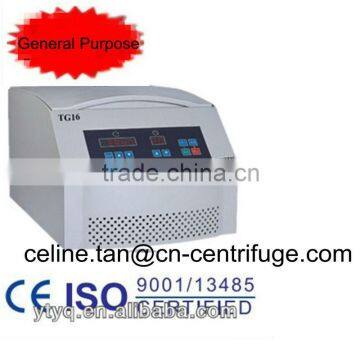 TG16 Yingtai desktop high-speed general purpose medical & lab centrifuge of blood with CE & ISO9001 & 13485