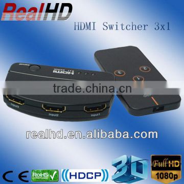 2 in 4 out HDMI Switch Splitter