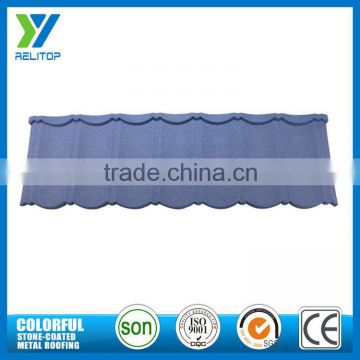 Lightweight corrugated stone coated steel roof tile