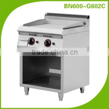 BN600-G602C stainless steel free standing gas griddle for restaurant