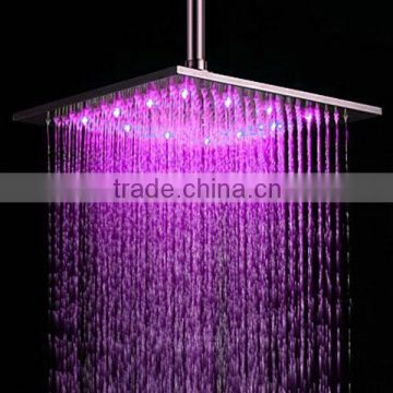 16 inch Square rainfall LED shower head LD8030-A8