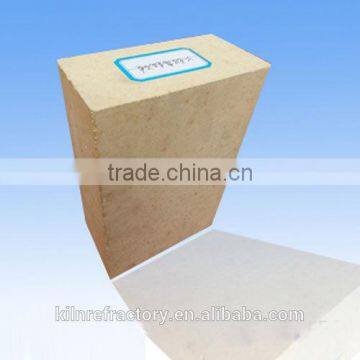 Al2O3 65% High refractoriness fireproof high duty straight high alumina brick for glass kiln furnace