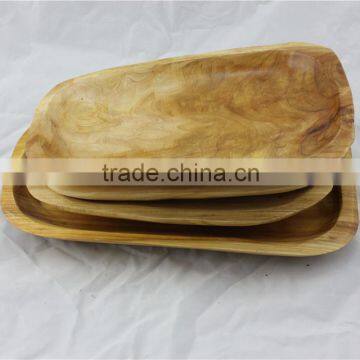 Fir Root Wholesale Wooden Chip And Dip Platter