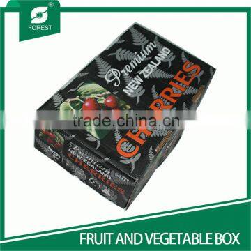 WAX-COATED CORRUGATED BOX FRESH FRUITS CARTON BOXES WITH LID