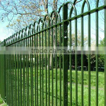 Solid Bar Hoop Top Railing/Solid Bar Hoop Top Border Fence