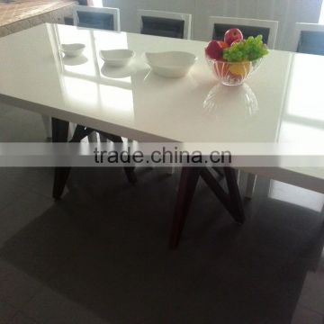 modern table high gloss furniture