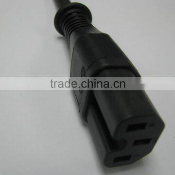 Europe standard 10A 250V KEMA pvc C15 connector