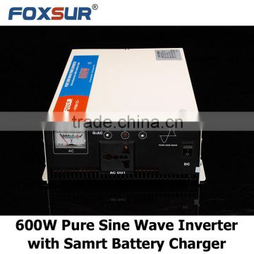600W Wonderful performance 12V cd to 110V manufacturer for house/car pure sine wave inverter with charger