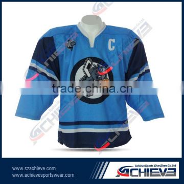 2015 ice hockey jersey with wearable fabric