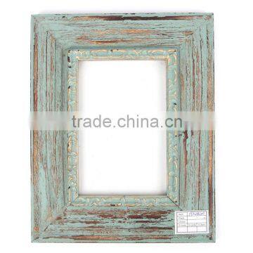 Custom rustic antique wooden photo frame,vintage wood frame