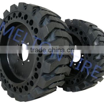 solid skid steer tire 14-16.5 with wheel