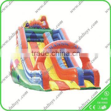Adult beach game super high inflatable slide