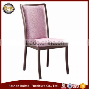 wholesale simple design metal stackable aluminum chair dining