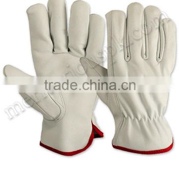High Quality Cow Leather Driver Safety Gloves