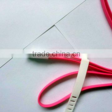 high quality colorful flat usb2.0 charging syn date cable for mobile