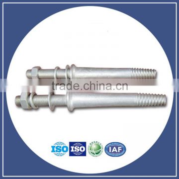 Clevis Type Insulator Pin/Pin Type Spindle for High Voltage Insulators crossarm pin