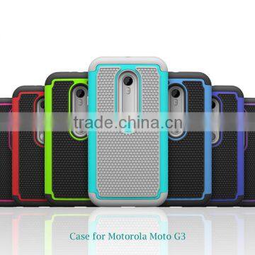 PC TPU 2 in 1 Slim armor cell phone case for moto g3