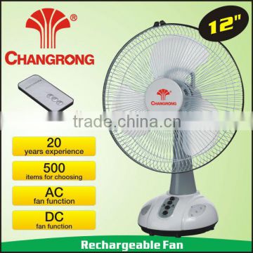 12inch best sales rechargeable emergency fan with light india
