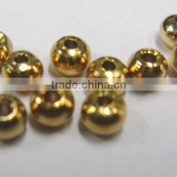 4.0 Fly Tying Brass Beads Gold Color Fly Tying Materials