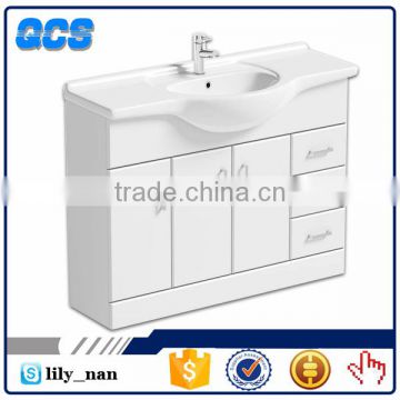 Hebei 1200mm white vanity cabinet shampoo basin