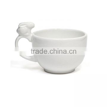Porcelain Charming Rabbit Tea Cup. Bunny Mug