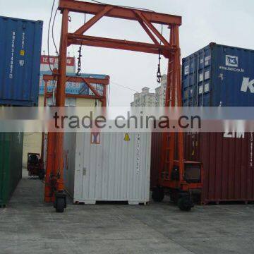 36t mobile container crane tilting up to 40 degree