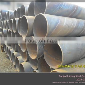 Factory price butt welded spiral steel pipe