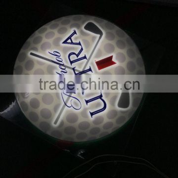 advertising lightbox acrylic vacuum forming light box with beer logo
