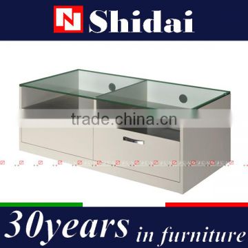 tempered glass tv table, glass table lcd tv mount, tempered glass lcd tv table E-131