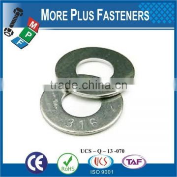 Made in Taiwan Black Oxide Stainless Steel Zinc Thin Flat Washer