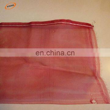 PE mesh net bag for packing vegetables /fruits/firewood