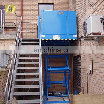 7LSJW Shandong SevenLift outside home small one person vertical hydraulic wheelchair scissor lift platform for disabled
