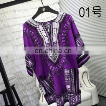 Thailand dashiki shirt African Dashiki Unisex Ethnic Cotton Shirts