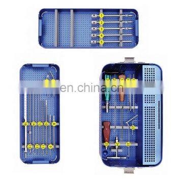 CE & ISO Marked Bone Surgery Instruments Large Fragment Locking Plates Instruments Set Orthopedic Surgical Implants